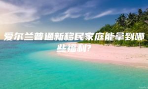 爱尔兰移民福利：你能从爱尔兰获得哪些社会保障？缩略图